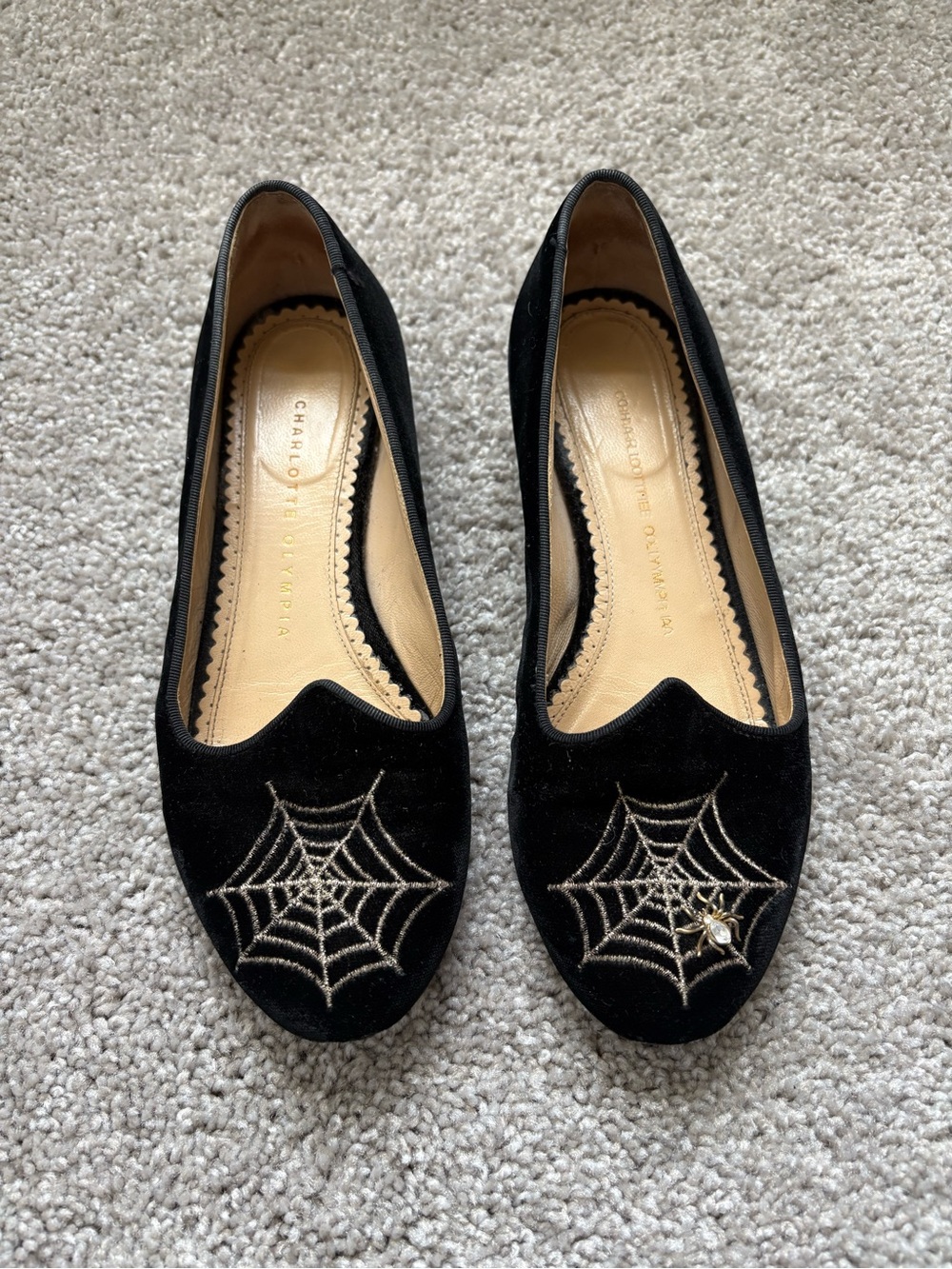 Charlotte Olympia Spider Web Flats